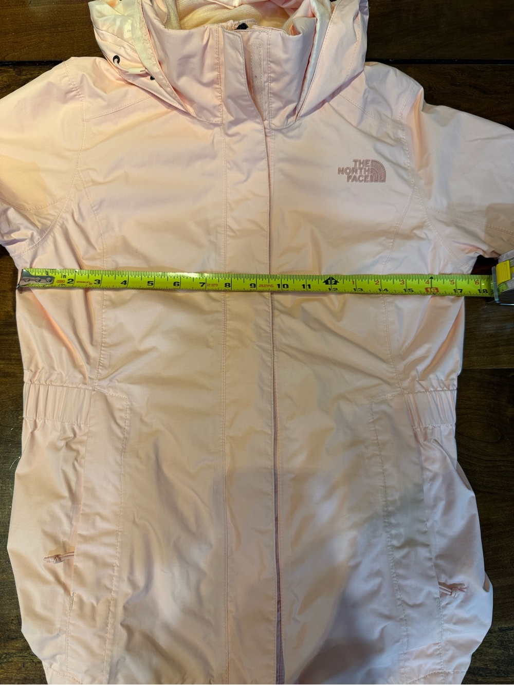 The North Face Pink Packable Hooded Shell Jacket - Picture 8 of 8